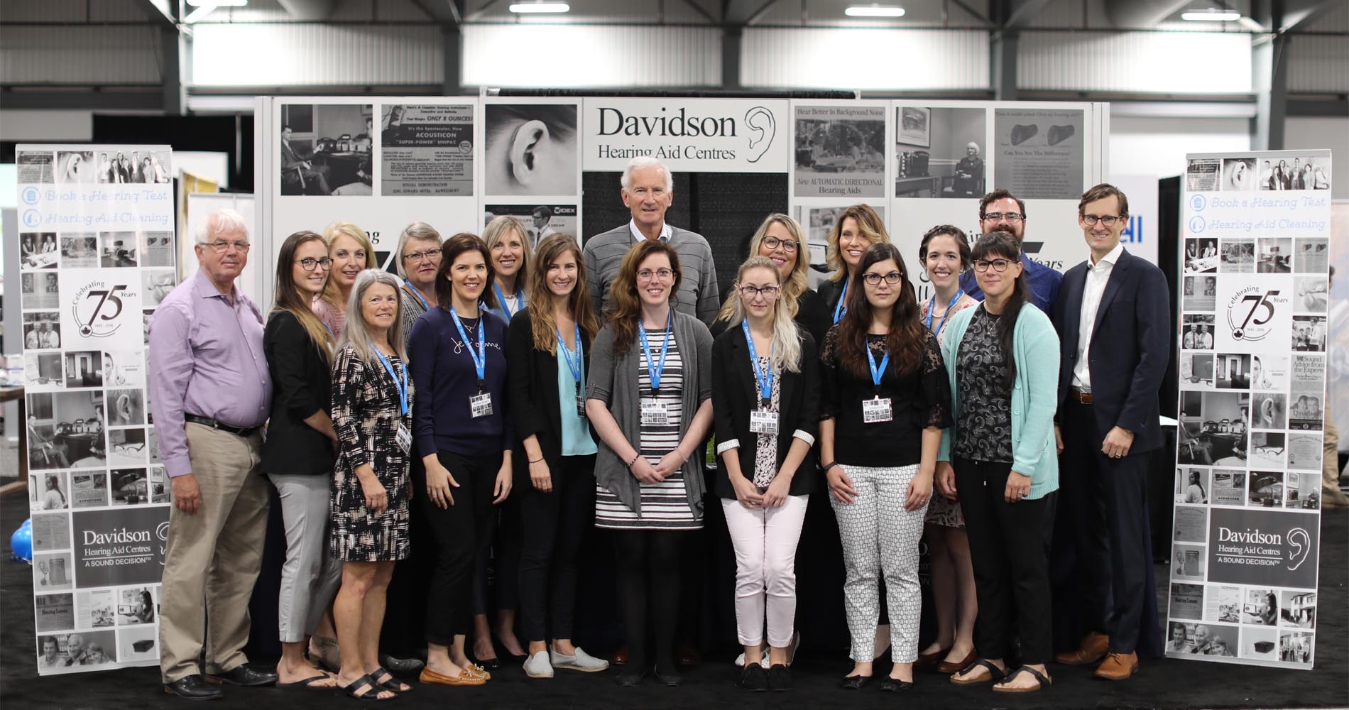 The Davidson Hearing Aid Centres team together at the Fifty-Five Plus Lifestyle Show