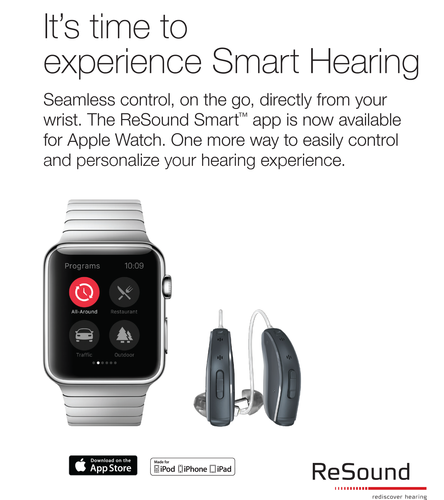 ReSound Smart app and Apple Watch Davidson Hearing Aid Centres