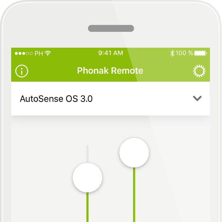 Phonak Remote app for the Audeo Marvel hearing aids