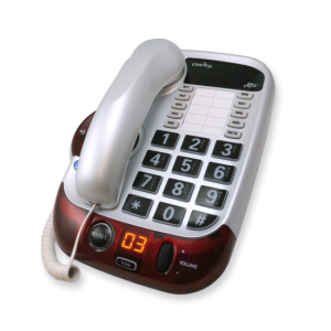 Clarity Alto amplified telephone for hard of hearing aid hearing aid users